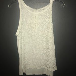 white Forever 21 lace top